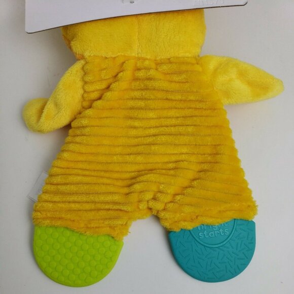 Bright Starts Baby Teether Snuggle & Teethe Giraffe Soft Toy Crinkle Soother - Picture 7 of 8